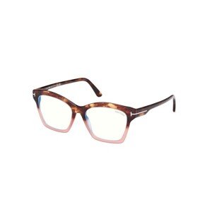 Tom Ford FT5965-B 055 ONE SIZE (53) Havana Férfi Dioptriás szemüvegek
