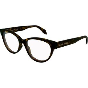 Alexander McQueen AM0359O 002 ONE SIZE (52) Havana Férfi Dioptriás szemüvegek