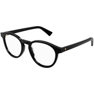 Bottega Veneta BV1225O 001 ONE SIZE (50) Fekete Unisex Dioptriás szemüvegek