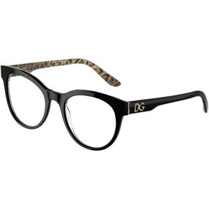 Dolce & Gabbana DG3334 3299 L (52) Fekete Férfi Dioptriás szemüvegek