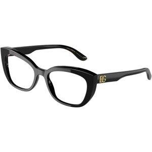 Dolce & Gabbana DG3355 501 M (53) Fekete Férfi Dioptriás szemüvegek