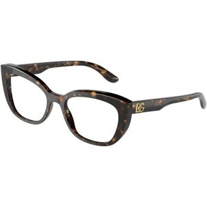 Dolce & Gabbana DG3355 502 M (53) Havana Férfi Dioptriás szemüvegek