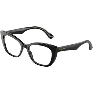 Dolce & Gabbana DG3360 3246 M (52) Fekete Férfi Dioptriás szemüvegek