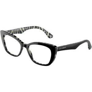 Dolce & Gabbana DG3360 3372 M (52) Fekete Férfi Dioptriás szemüvegek