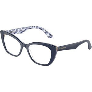 Dolce & Gabbana DG3360 3414 M (52) Kék Férfi Dioptriás szemüvegek