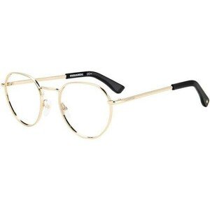 Dsquared2 D20019 J5G M (50) Arany Unisex Dioptriás szemüvegek
