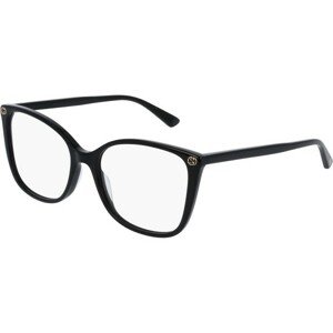 Gucci GG0026O 001 M (53) Fekete Férfi Dioptriás szemüvegek