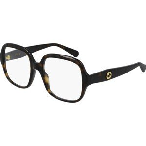 Gucci GG0799O 002 ONE SIZE (53) Havana Férfi Dioptriás szemüvegek