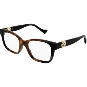 Gucci GG1025O 002 ONE SIZE (51) Havana Férfi Dioptriás szemüvegek