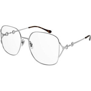 Gucci GG1019O 002 ONE SIZE (58) Ezüst Férfi Dioptriás szemüvegek