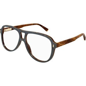 Gucci GG1044O 003 ONE SIZE (57) Barna Női Dioptriás szemüvegek