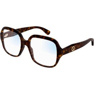 Gucci GG0799S 001 ONE SIZE (53) Havana Férfi Dioptriás szemüvegek