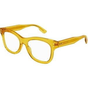 Gucci GG1086O 006 ONE SIZE (53) Sárga Férfi Dioptriás szemüvegek