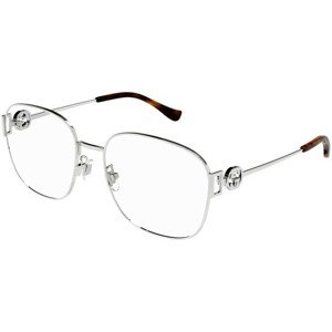 Gucci GG1209O 003 ONE SIZE (57) Ezüst Unisex Dioptriás szemüvegek