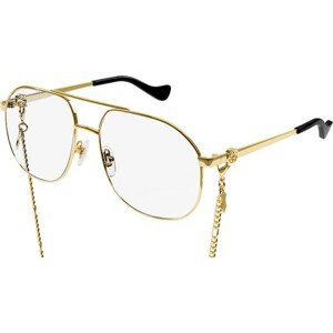 Gucci GG1091O 001 ONE SIZE (56) Arany Férfi Dioptriás szemüvegek