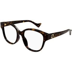 Gucci GG1260OA 002 ONE SIZE (52) Havana Férfi Dioptriás szemüvegek