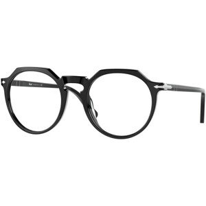 Persol PO3281V 95 M (48) Fekete Unisex Dioptriás szemüvegek