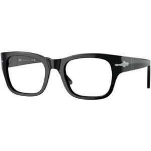 Persol PO3297V 95 L (52) Fekete Unisex Dioptriás szemüvegek