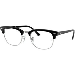 Ray-Ban Clubmaster Optics RX5154 2000 S (49) Fekete Unisex Dioptriás szemüvegek