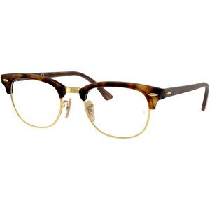 Ray-Ban Clubmaster Optics RX5154 2372 S (49) Barna Unisex Dioptriás szemüvegek