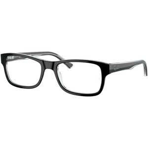 Ray-Ban RX5268 2034 L (52) Fekete Unisex Dioptriás szemüvegek