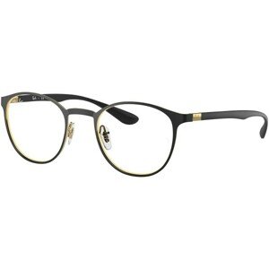Ray-Ban RX6355 2994 S (47) Fekete Unisex Dioptriás szemüvegek