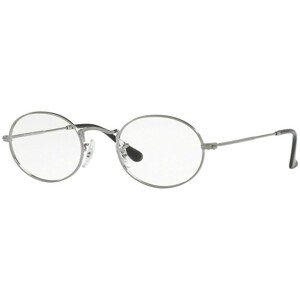 Ray-Ban Oval RX3547V 2502 M (48) Ezüst Unisex Dioptriás szemüvegek