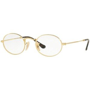 Ray-Ban Oval RX3547V 2500 L (51) Arany Unisex Dioptriás szemüvegek