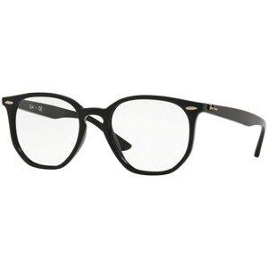 Ray-Ban Hexagonal RX7151 2000 L (52) Fekete Unisex Dioptriás szemüvegek