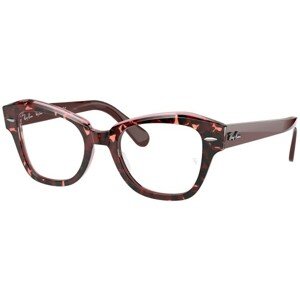 Ray-Ban State Street RX5486 8097 L (48) Havana Unisex Dioptriás szemüvegek