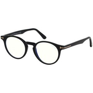 Tom Ford FT5557-B 001 M (46) Fekete Unisex Dioptriás szemüvegek