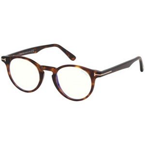 Tom Ford FT5557-B 052 M (46) Havana Unisex Dioptriás szemüvegek