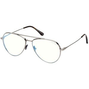 Tom Ford FT5800-B 008 ONE SIZE (56) Ezüst Unisex Dioptriás szemüvegek