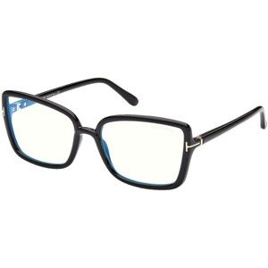 Tom Ford FT5813-B 001 ONE SIZE (56) Fekete Férfi Dioptriás szemüvegek