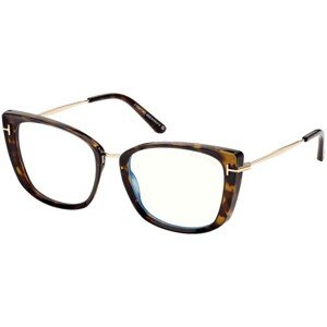 Tom Ford FT5816-B 052 ONE SIZE (53) Havana Férfi Dioptriás szemüvegek