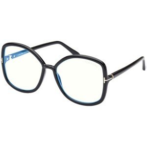 Tom Ford FT5845-B 001 ONE SIZE (56) Fekete Férfi Dioptriás szemüvegek