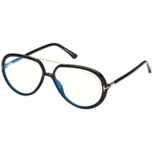 Tom Ford FT5838-B 001 ONE SIZE (57) Fekete Unisex Dioptriás szemüvegek