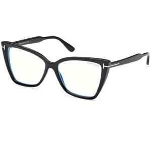 Tom Ford FT5844-B 001 ONE SIZE (55) Fekete Férfi Dioptriás szemüvegek