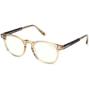 Tom Ford FT5891-B 047 ONE SIZE (49) Barna Unisex Dioptriás szemüvegek