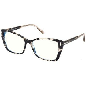 Tom Ford FT5893-B 005 ONE SIZE (55) Havana Férfi Dioptriás szemüvegek