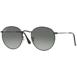 Ray-Ban Round Flat Lenses RB3447N 002/71 L (53) Fekete Unisex Napszemüvegek