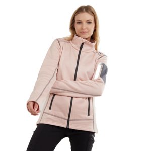 FUNDANGO-Antila Fleece Jacket-339-soft pink melange Rózsaszín XL