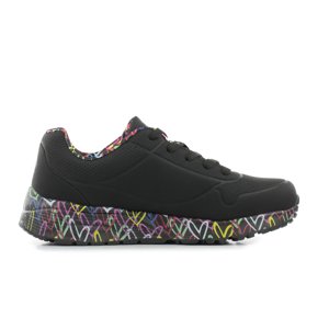 SKECHERS-Uno Lite Lovely Luv black Fekete 38