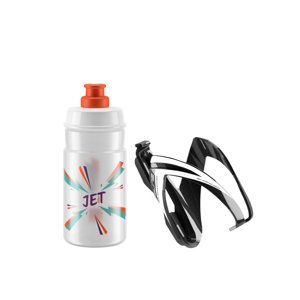 ELITE-KIT CEO black glossy + bottle JET 350 ml clear orange logo Fekete 0,35L