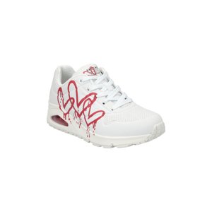 SKECHERS-Uno Dripping Heart white/red printed Fehér 41