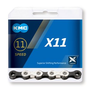 KMC-X 11 silver grey 118 links