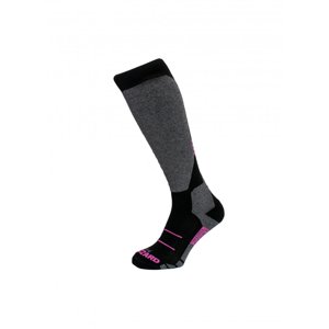 BLIZZARD-Wool Sport Junior ski socks, black/red