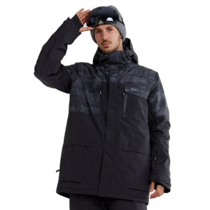 FUNDANGO-Ryder Jacket-893-black camouflage Fekete L