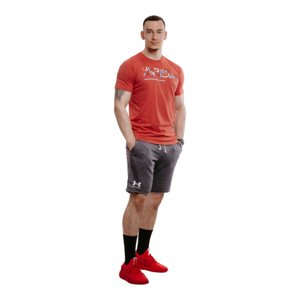 UNDER ARMOUR-UA Colorblock Wordmark SS-RED Piros S