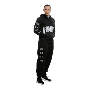 UNDER ARMOUR-UA Essential Flc Nov Hood-BLK Fekete XL